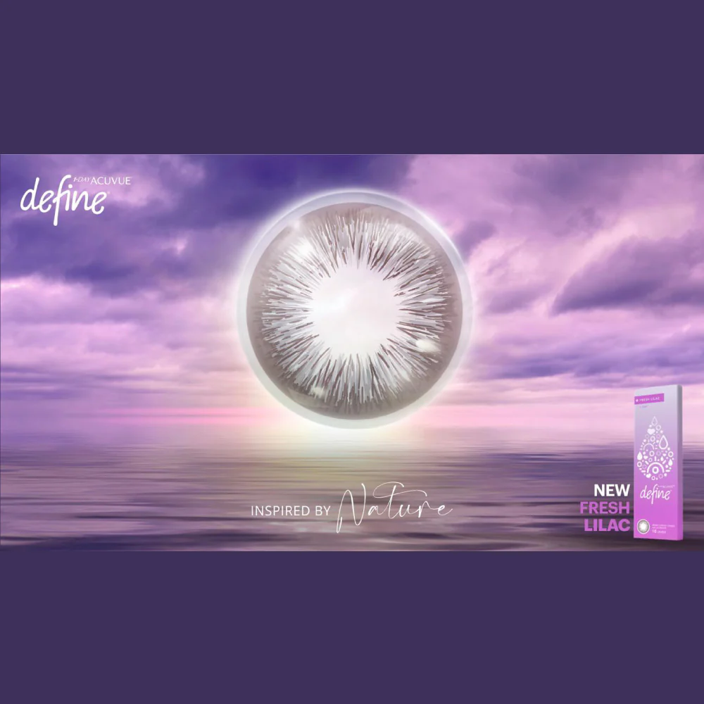 1-Day Acuvue Define Fresh Lilac (30 lenses/pack) - Image 3