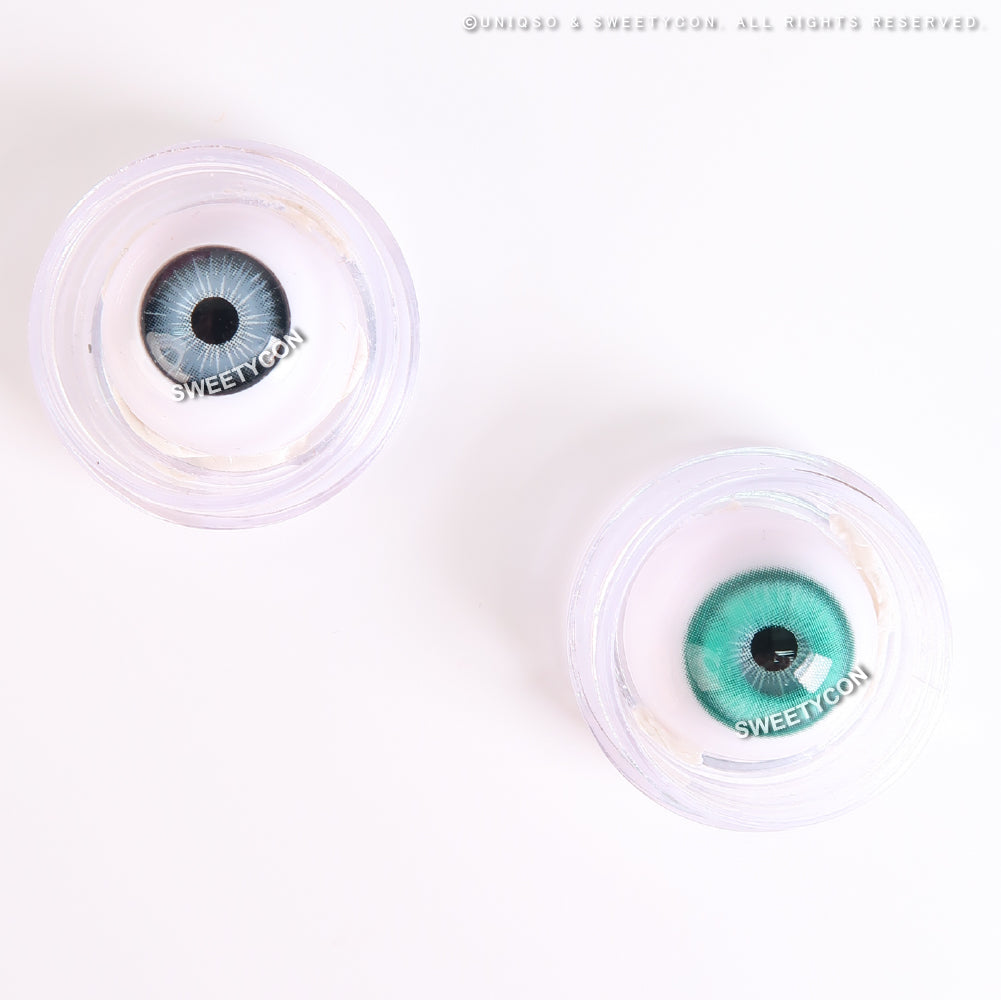 1 Day Sweety Star Tears Cyan Green (2 or 10 lenses/pack) - Image 4