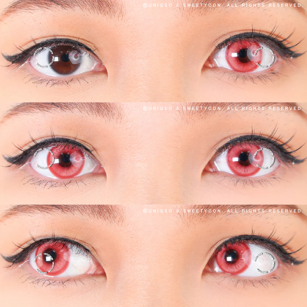 1 Day Sweety Star Tears Red (2 or 10 lenses/pack) - Image 4