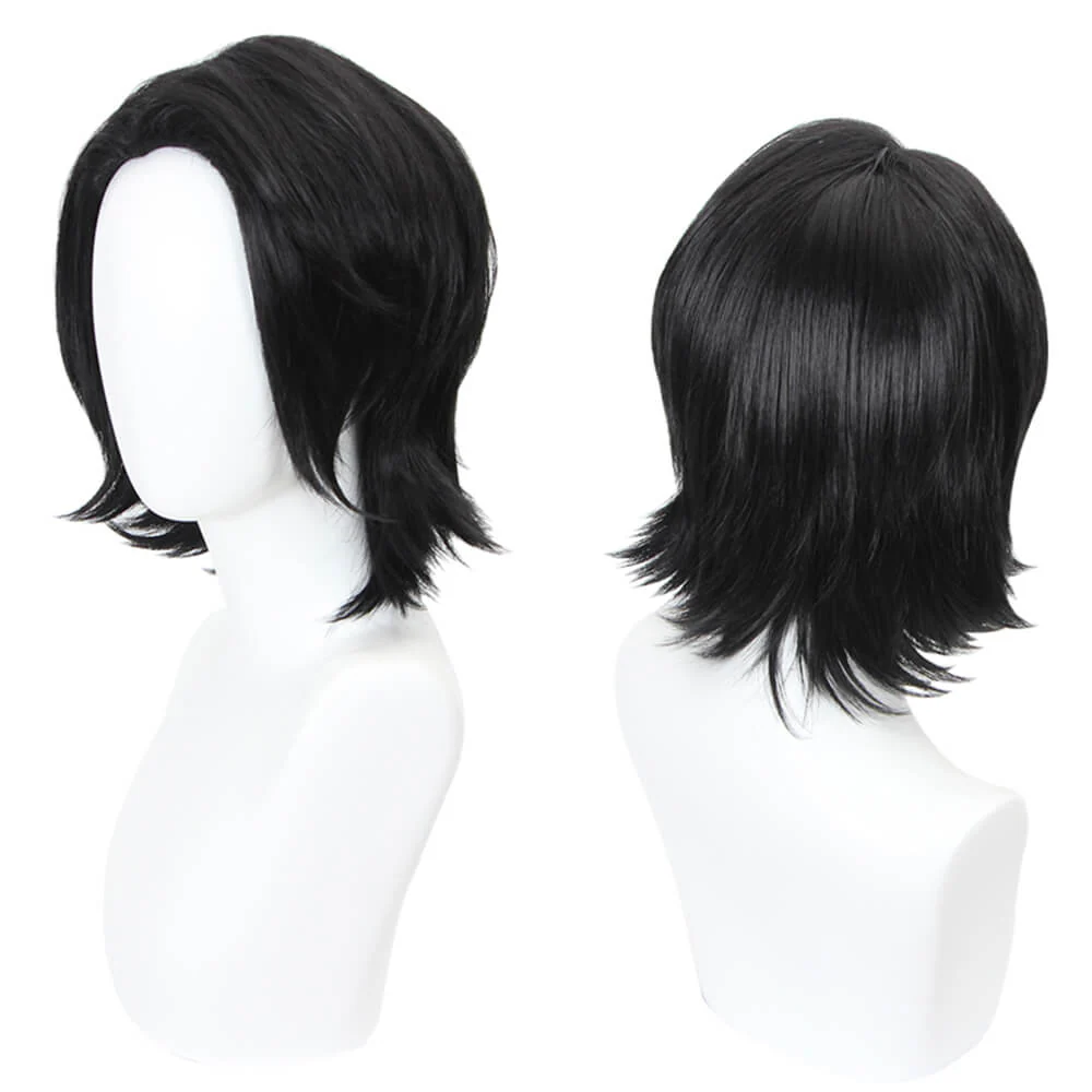 Anime Black Cosplay Wig CS458N