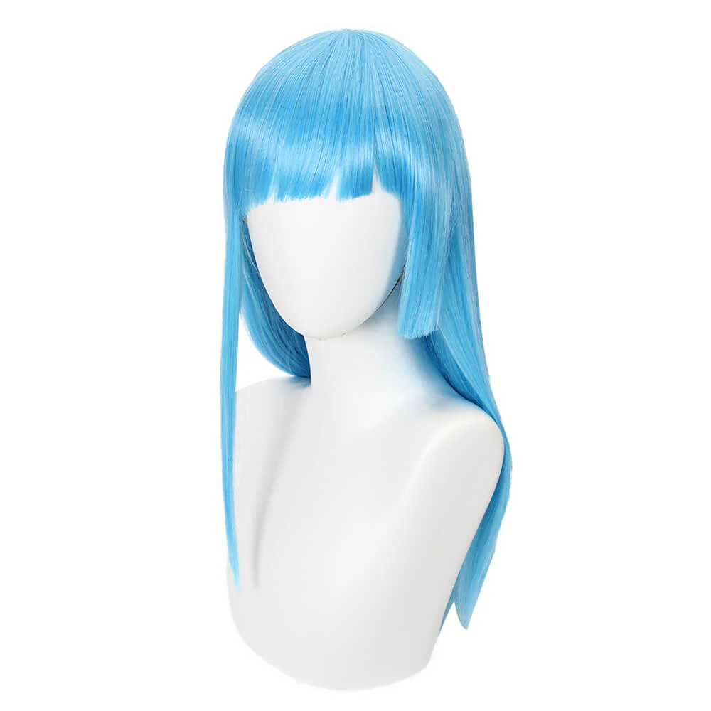 Anime Blue Cosplay Wig CS 458J - Image 4