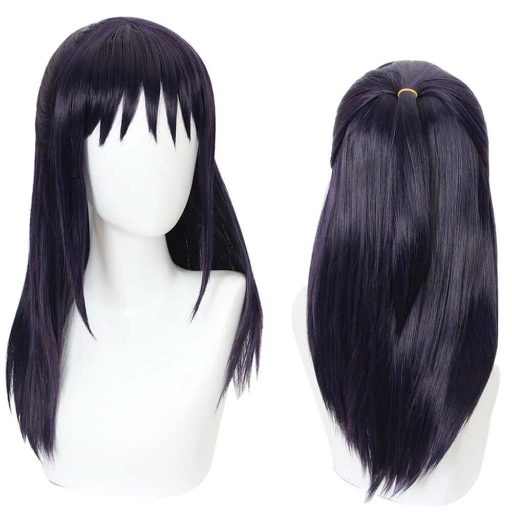 Anime Dark Purple Cosplay Wig CS 458M
