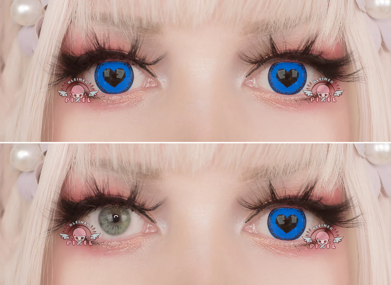 Anime Yandere Blue by KleinerPixel (1 lens/pack) - Image 2