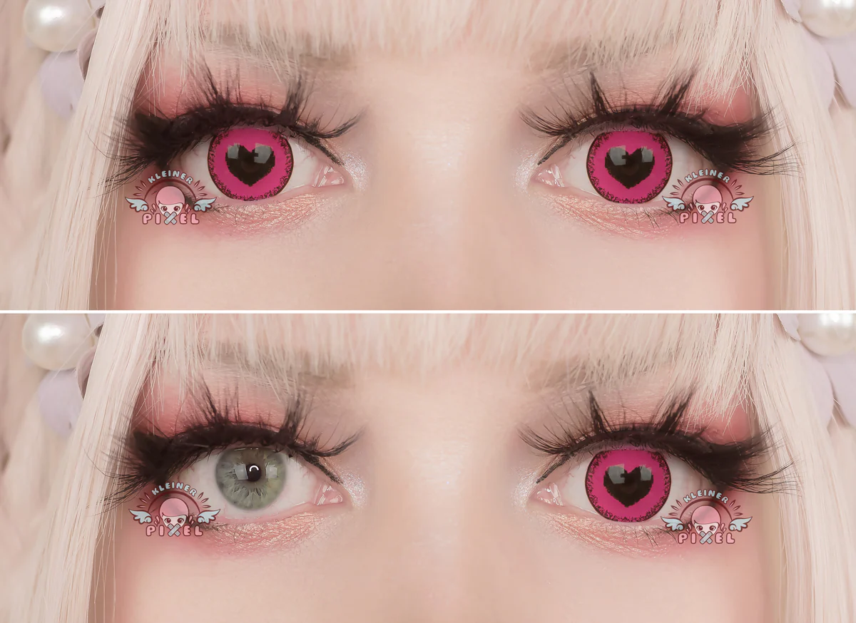 Anime Yandere Pink by KleinerPixel (1 lens/pack) - Image 2
