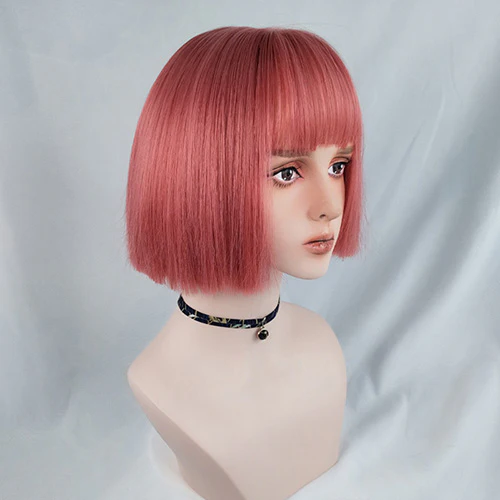Bob LoLita Wig Melon Red - Image 3