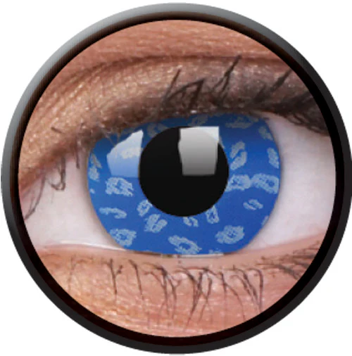 Colorvue Crazy Blue Leopard (2 lenses/pack)