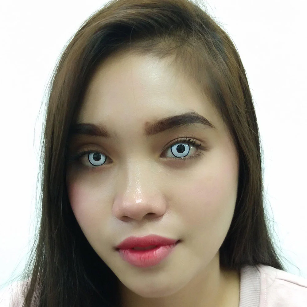 Colorvue Crazy White Zombie - 3 Months (Prescription) (2 lenses/pack) - Image 3