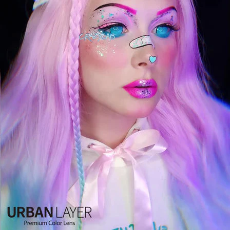 Sweety Mini Sclera Cyan Mesh Rim (1 lens/pack) - Image 5