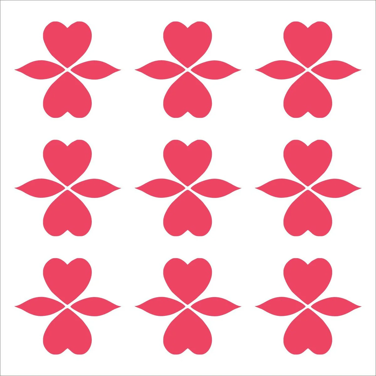 Demon Killer Tattoo Sticker Pink Clover