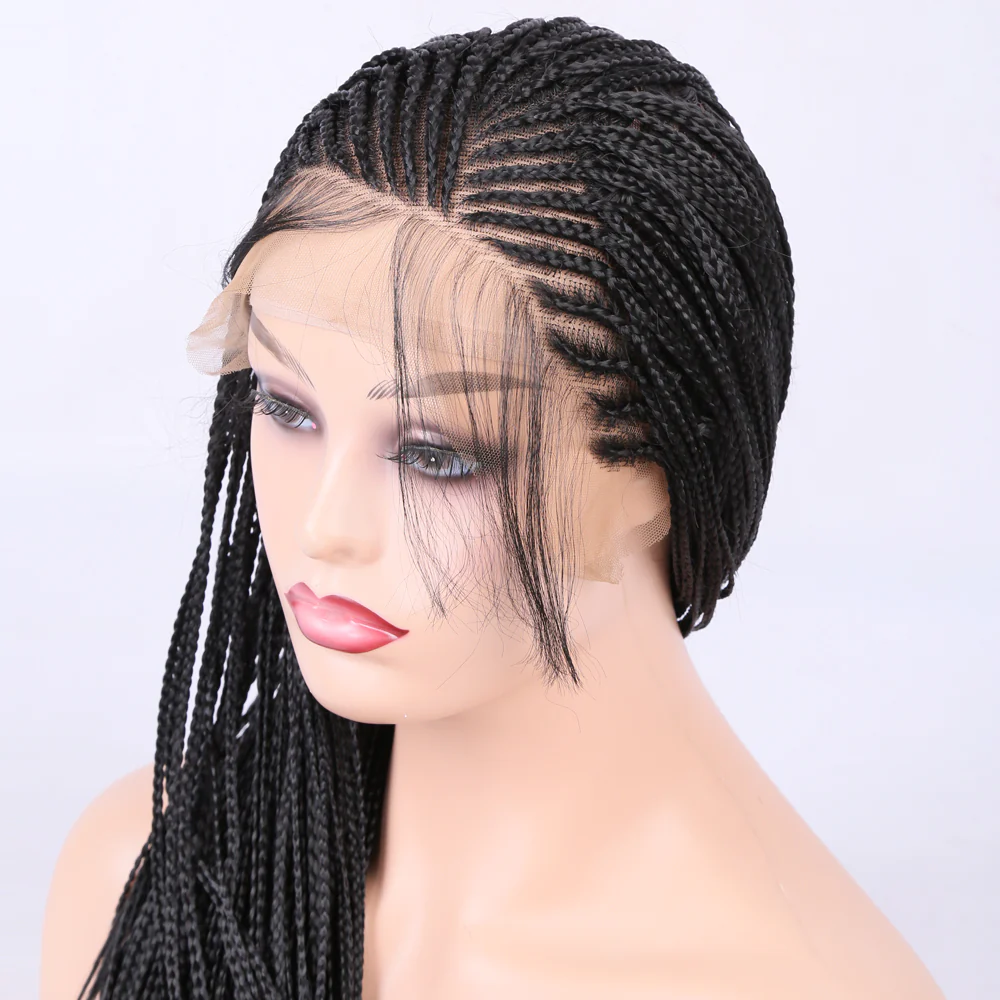 Premium Wig - Elvira Front Lace Long Braided Wigs - Image 6