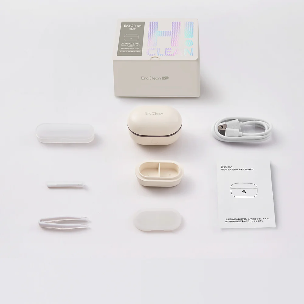 Hassle Free Lenses Cleaning - Eraclean Ultrasonic Mini Contact Lens Cleaner - Image 5