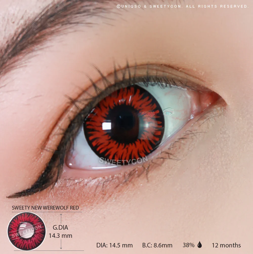 Sweety Crazy New Werewolf Red (1 lens/pack) - Image 3