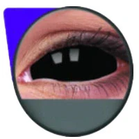 Flash Black Sclera Contacts Sabretooth/Blackout/Black (2 lenses/pack)