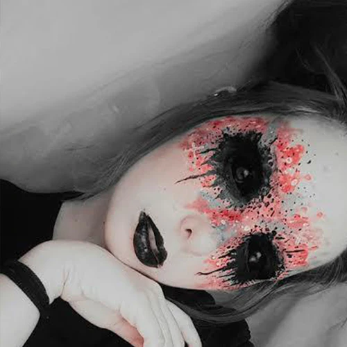 Flash Black Sclera Contacts Sabretooth/Blackout/Black (2 lenses/pack) - Image 11