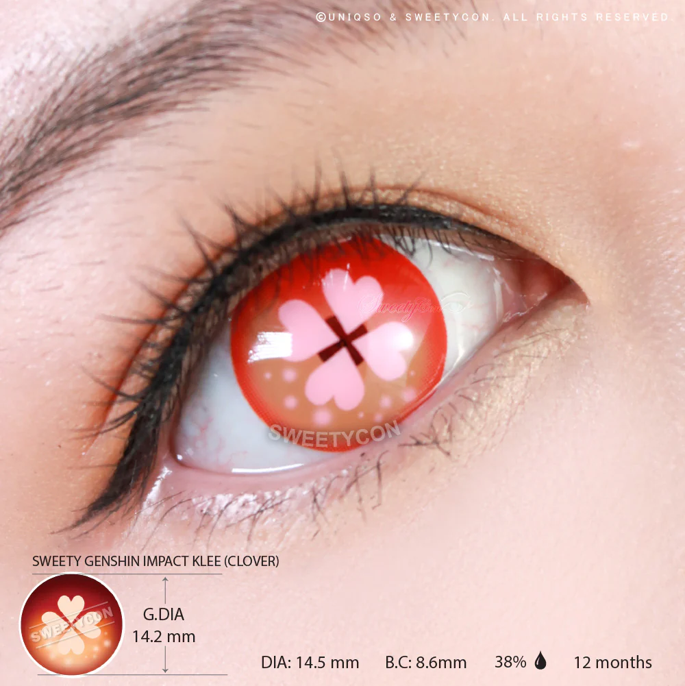 Sweety Genshin Impact Klee (Clover) (1 lens/pack) - Image 3