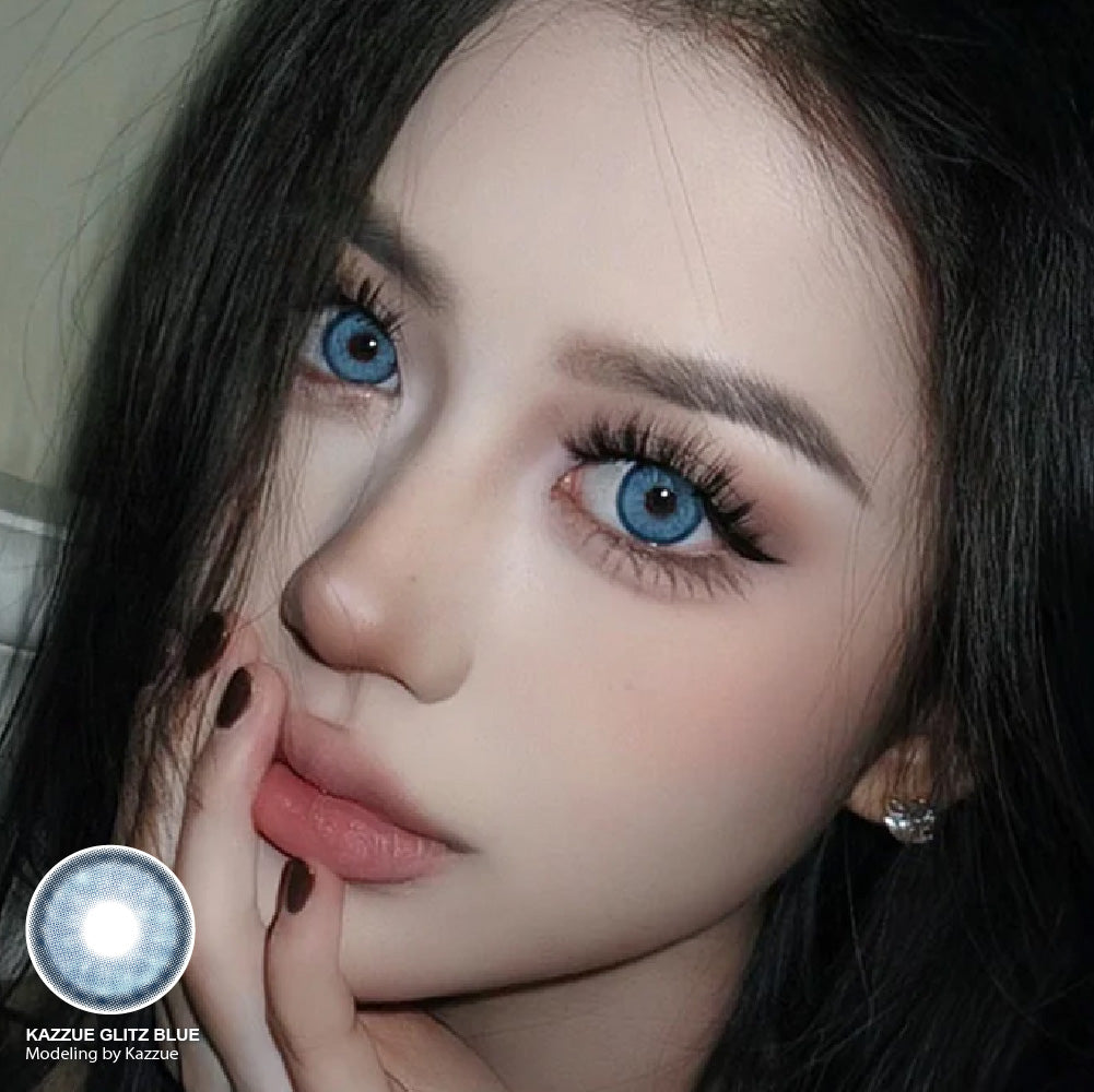 Kazzue Glitz Blue (1 lens/pack) - Image 4