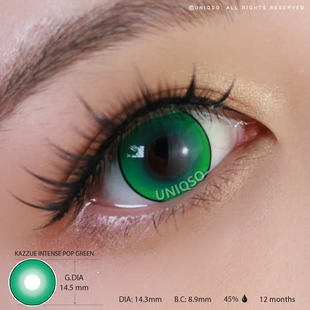 Kazzue Intense Pop Green (1 lens/pack) - Image 4
