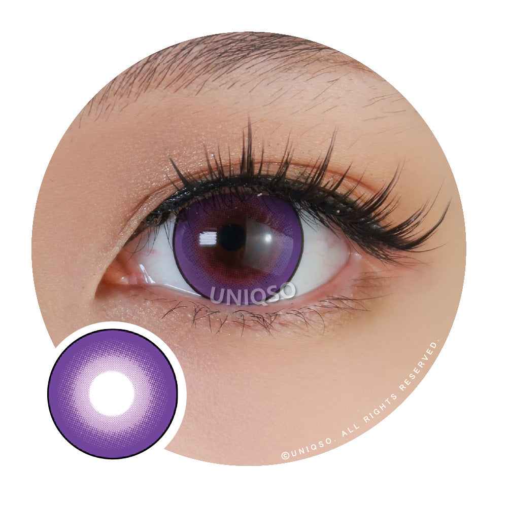 Kazzue Intense Pop Purple (1 lens/pack)