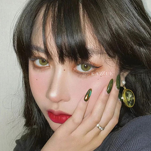 Kazzue Jewel Olive (1 lens/pack) - Image 2