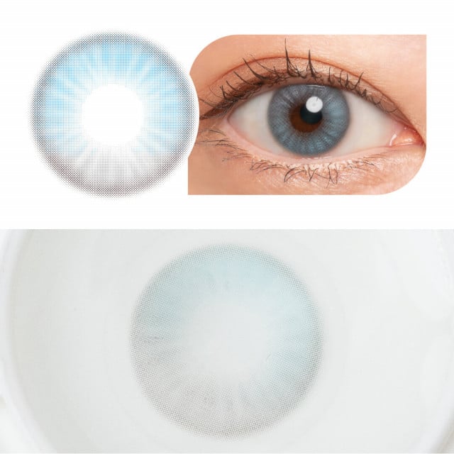 Kazzue Toric Chic Silver Blue (1 lens/pack) - Image 2