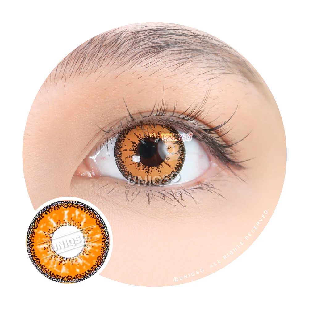 Kazzue Vivid Brilliant Orange (1 lens/pack)