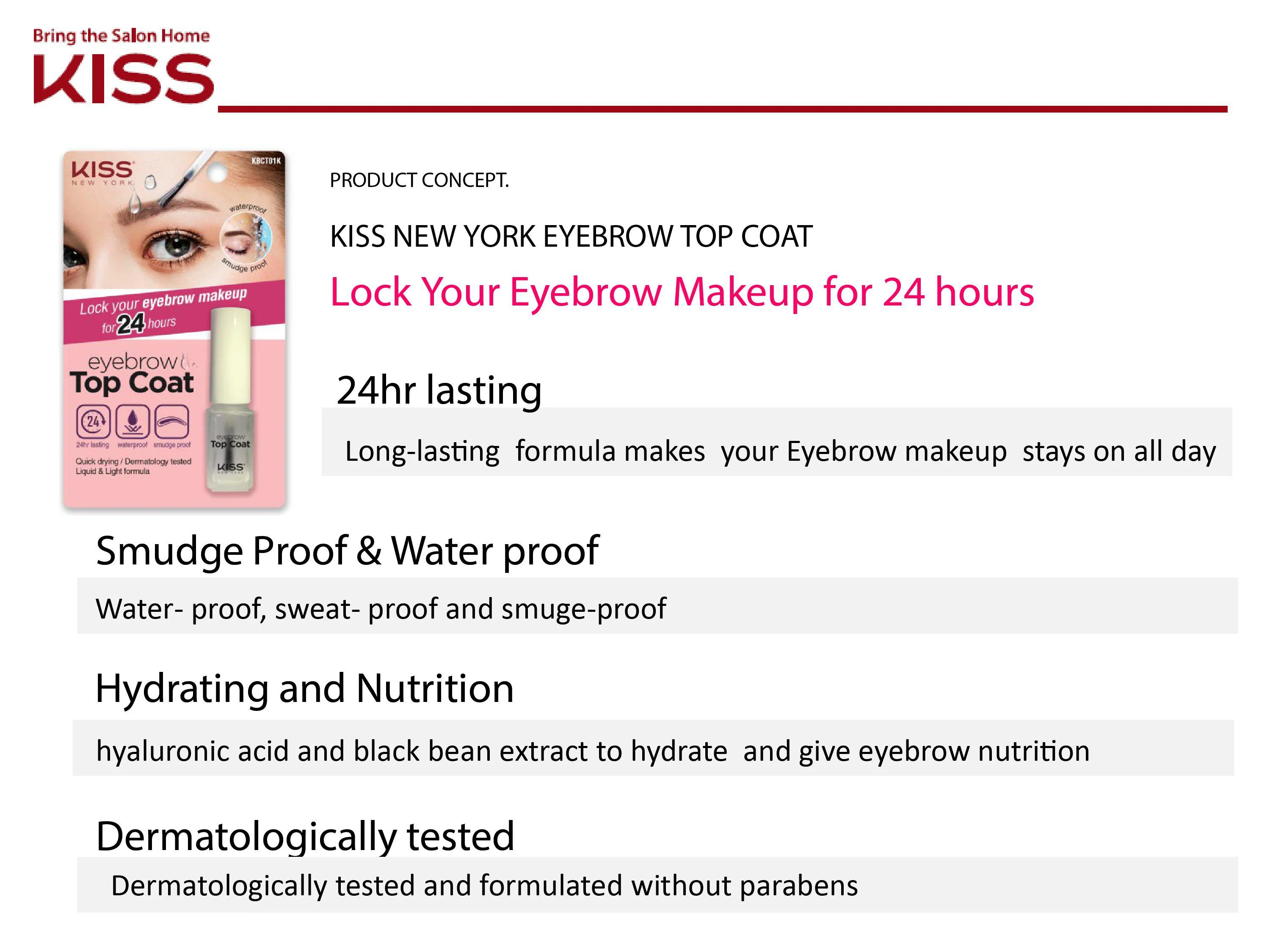 Kiss New York - Eyebrow Top Coat - Image 4