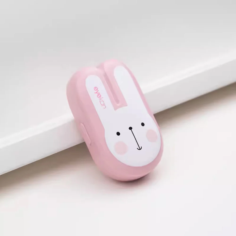 Lens Case Travel Kit - Cute Long Ears Bunny - Image 5