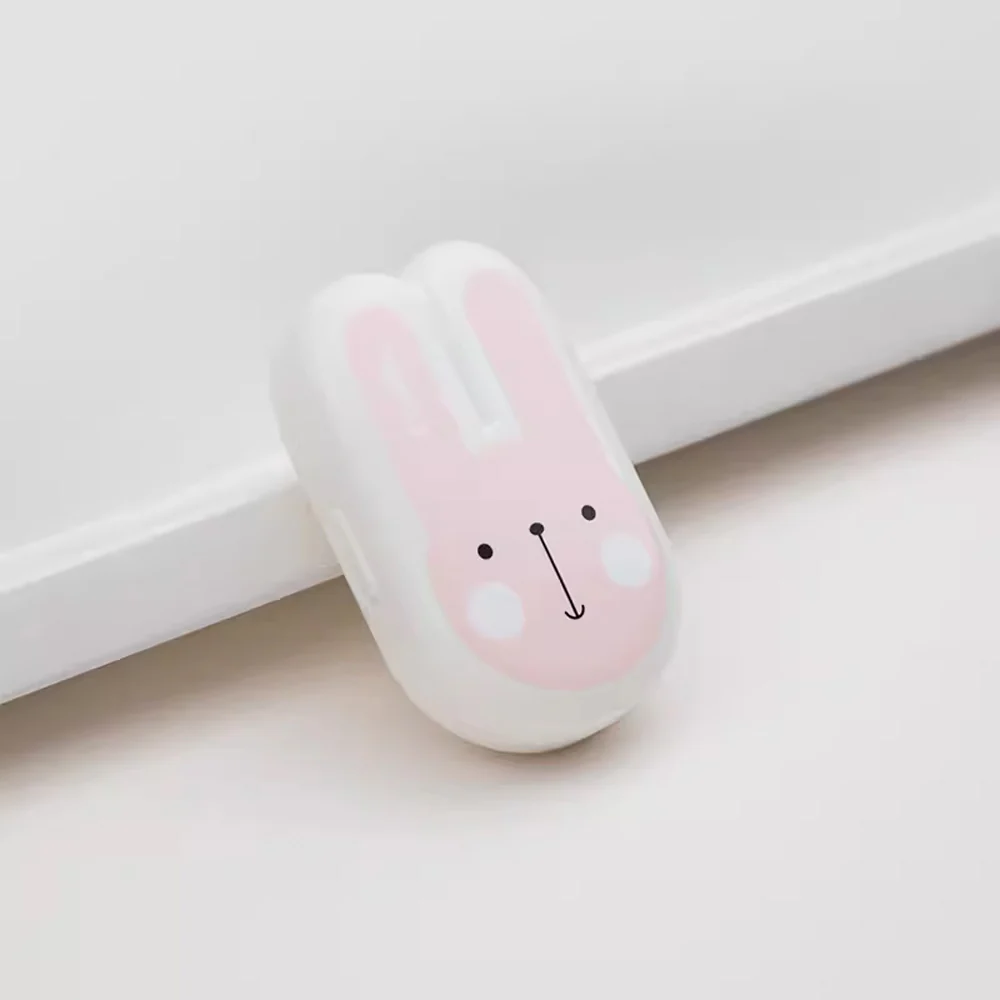 Lens Case Travel Kit - Cute Long Ears Bunny - Image 8
