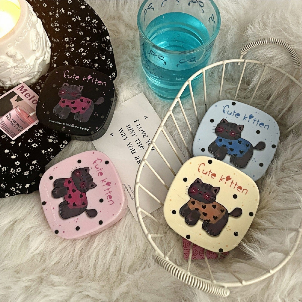 Lens Case Travel Kit - Happy Cute Kitten - Image 2