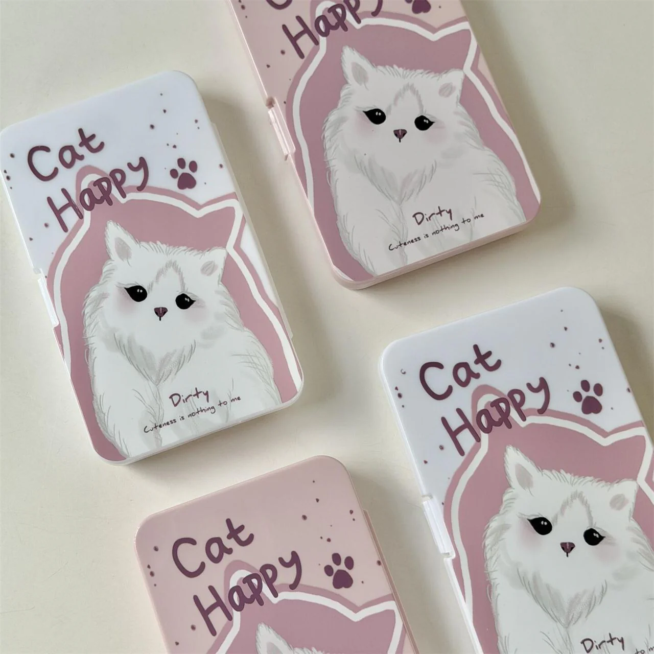 Lens Case Travel Kit - Happy Kitty