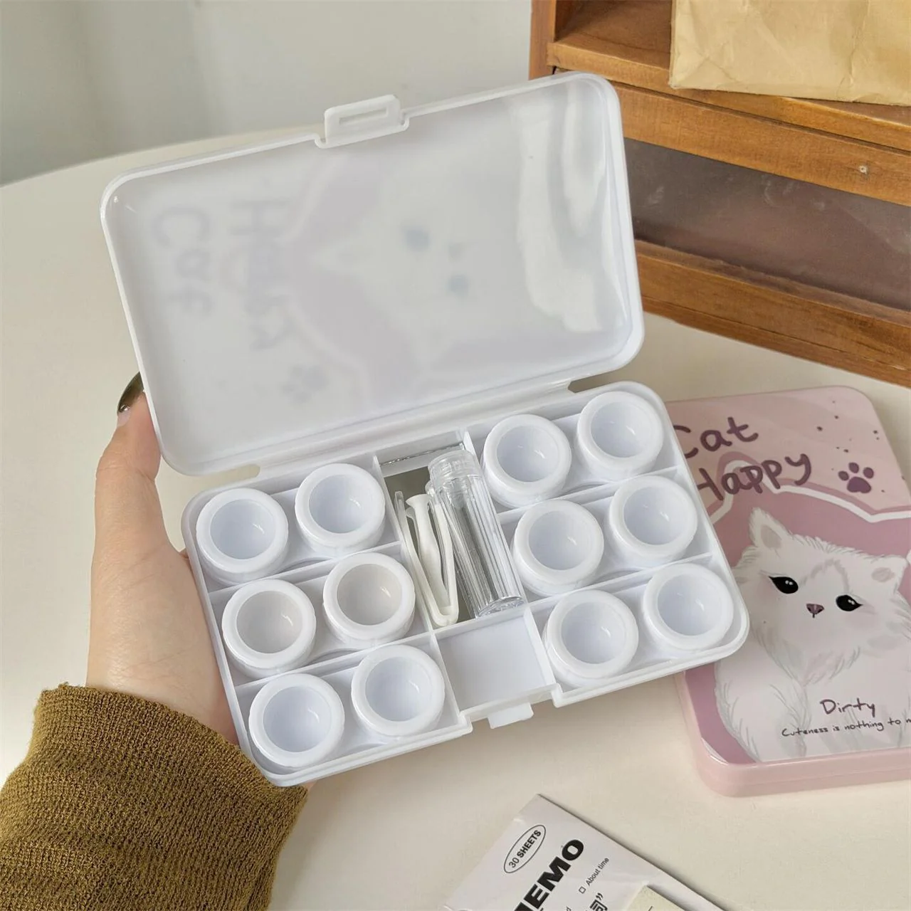 Lens Case Travel Kit - Happy Kitty - Image 7
