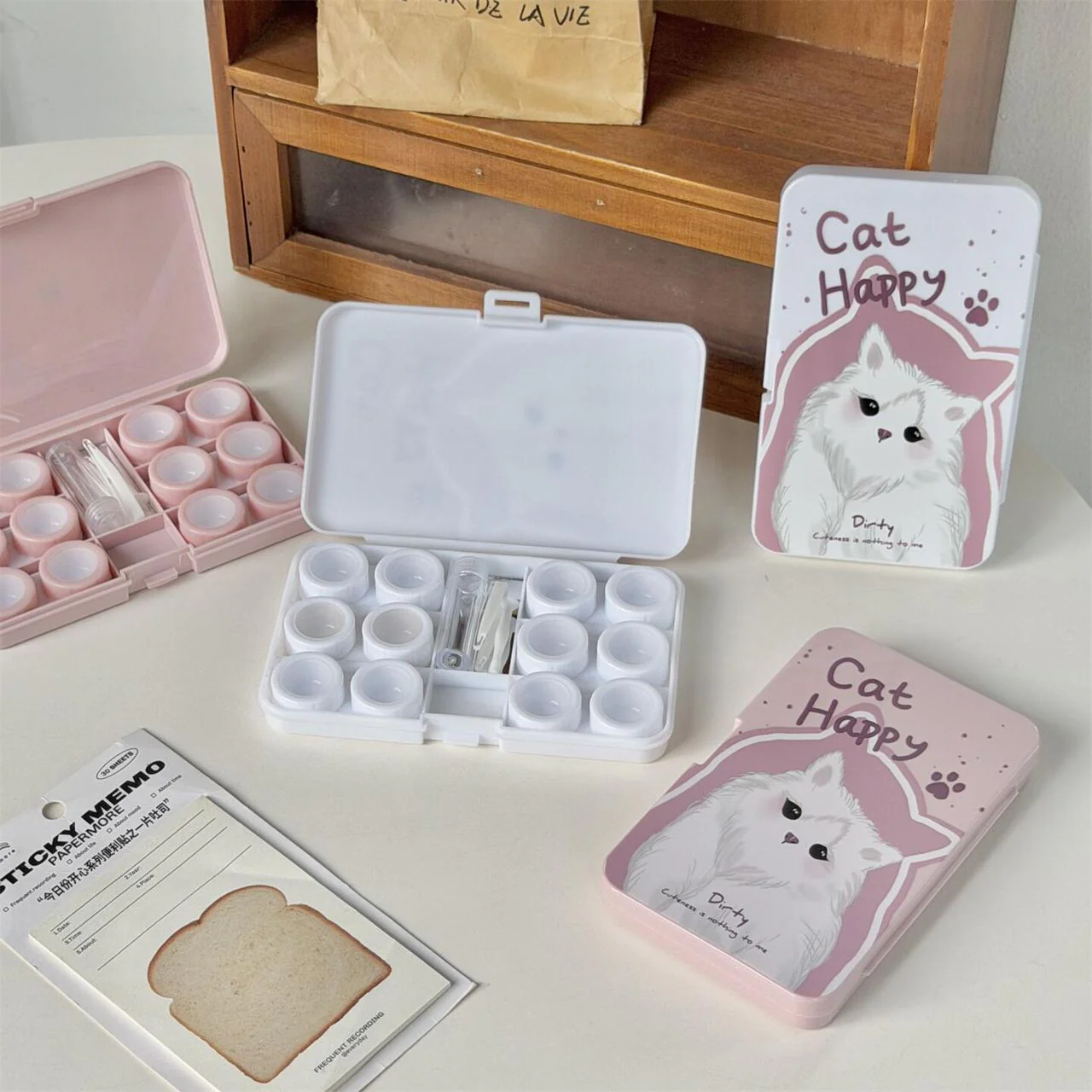 Lens Case Travel Kit - Happy Kitty - Image 8
