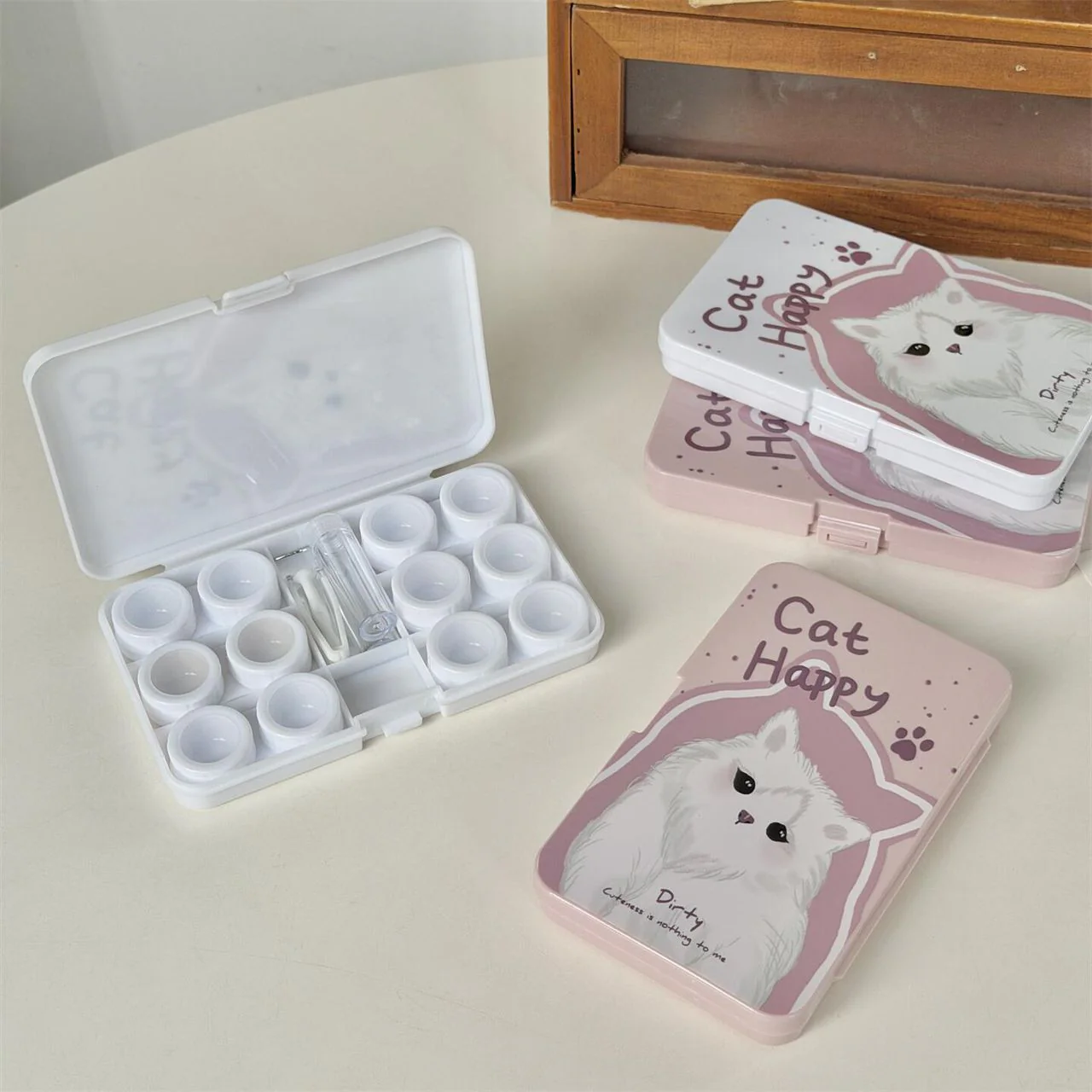 Lens Case Travel Kit - Happy Kitty - Image 9