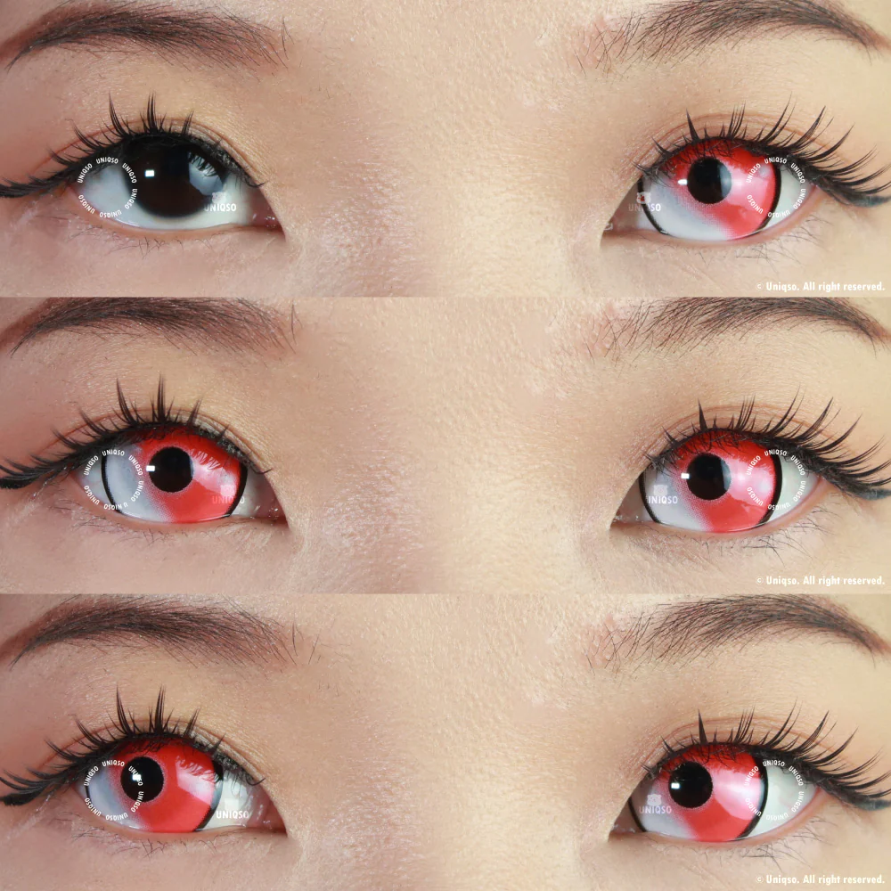 Sweety Mini Sclera Cloud Rim Red (1 lens/pack) - Image 2