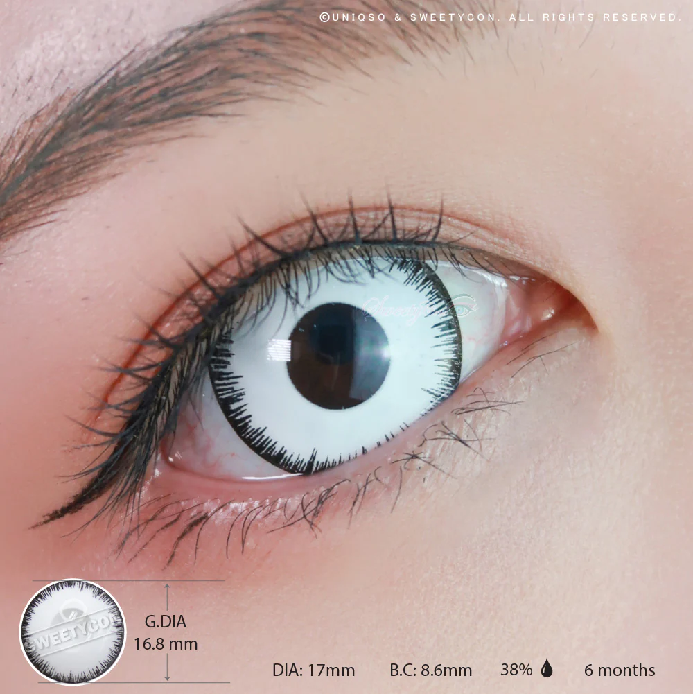 Sweety Mini Sclera Mystic White (1 lens/pack) - Image 3