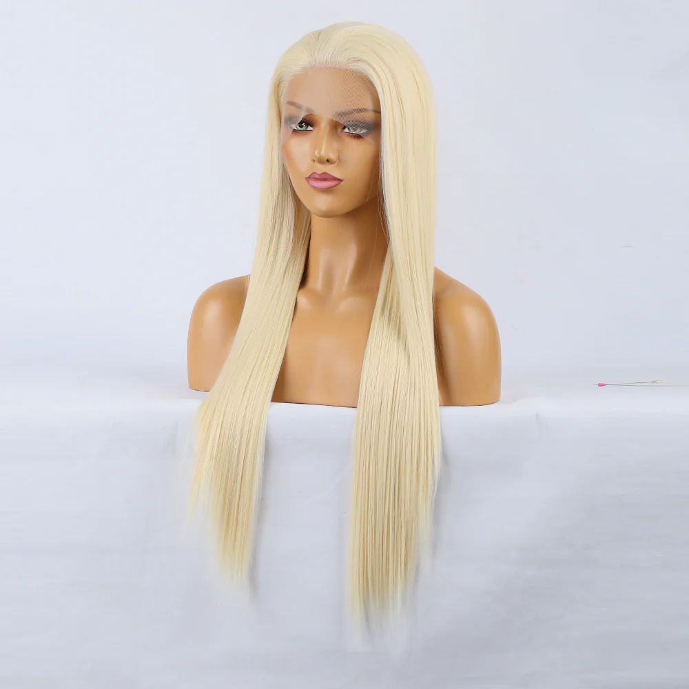 Natural Throne Front Lace Blonde Wig - Image 2