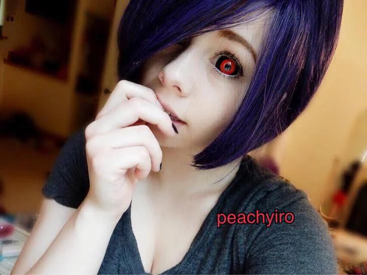 Phantasee Red Black Sclera Contacts Tokyo Ghoul - Red Ghoul/Gremlin (2 lenses/pack) - Image 8