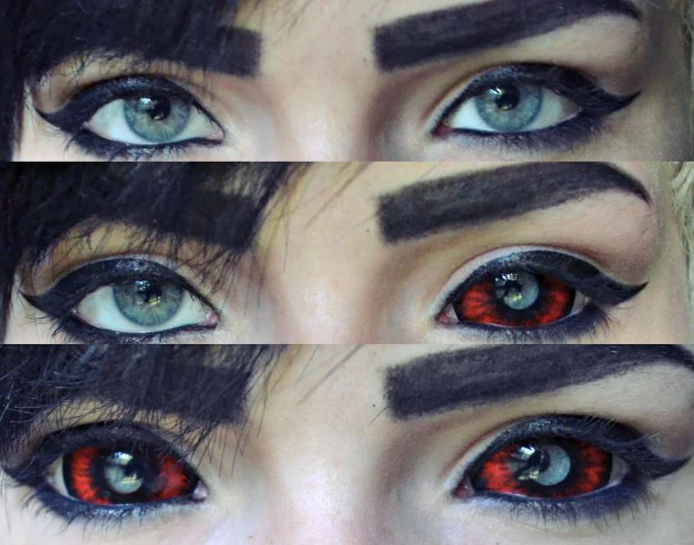 Phantasee Red Black Sclera Contacts Sunpyre (2 lenses/pack) - Image 4