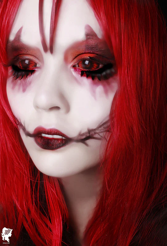Phantasee Red Black Sclera Contacts Sunpyre (2 lenses/pack) - Image 8