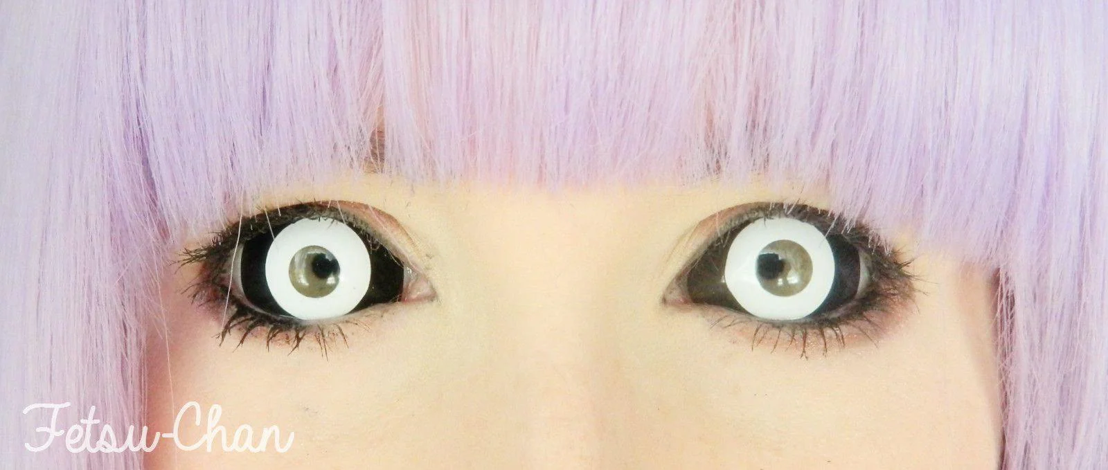 Phantasee White Black Sclera Contacts Medusa (2 lenses/pack) - Image 2