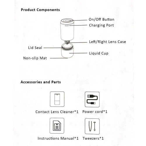 Premium Ultrasonic Contact Lenses Cleaner - Image 11