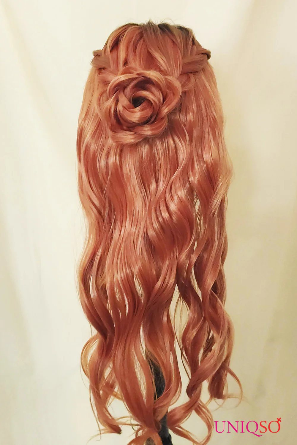 Premium Wig - Auburn Long Big Wave Lace Front Wig - Image 7