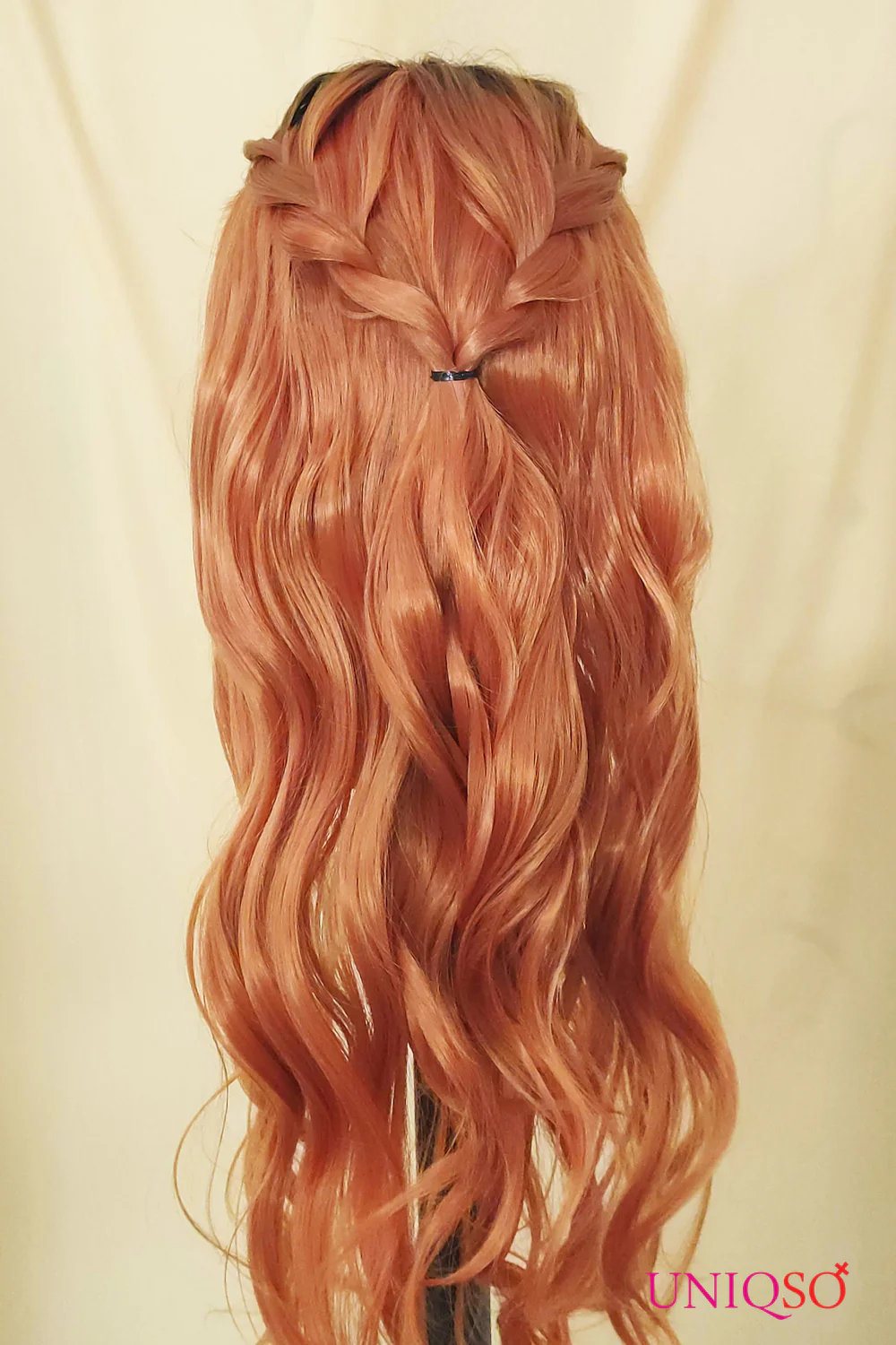 Premium Wig - Auburn Long Big Wave Lace Front Wig - Image 8