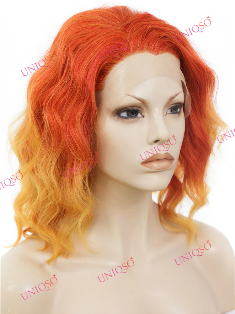 Premium Wig - Lace Front Cherry Red Wig (Cascading Curls) - Image 2