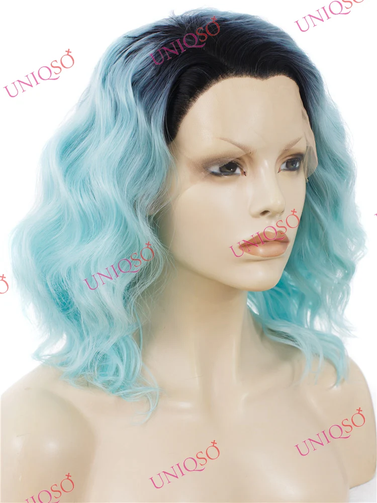Premium Wig - Short Hippy Lace Front Curly Wig - Image 2