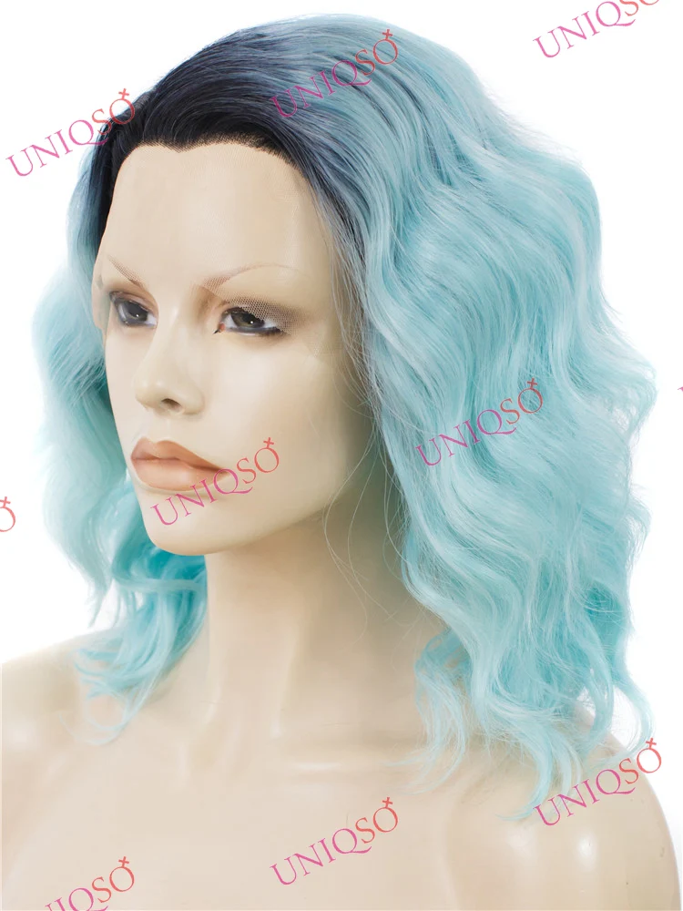Premium Wig - Short Hippy Lace Front Curly Wig - Image 3