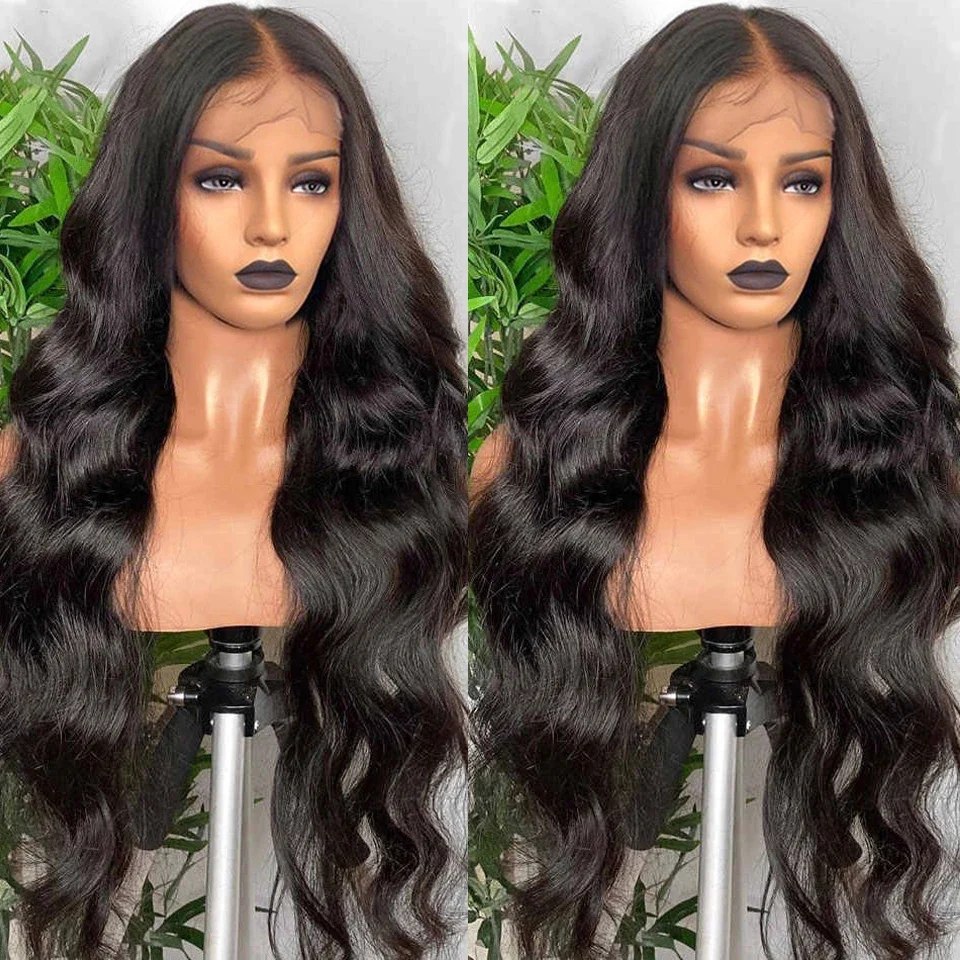 Premium Wig - Ravishing Butterfly Long Wave Black Brown Lace Front - Image 3