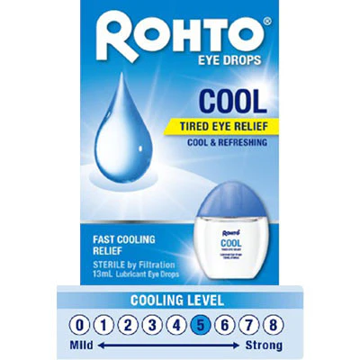 Rohto Eye Drops Cool - Tired Eye Relief - Image 2