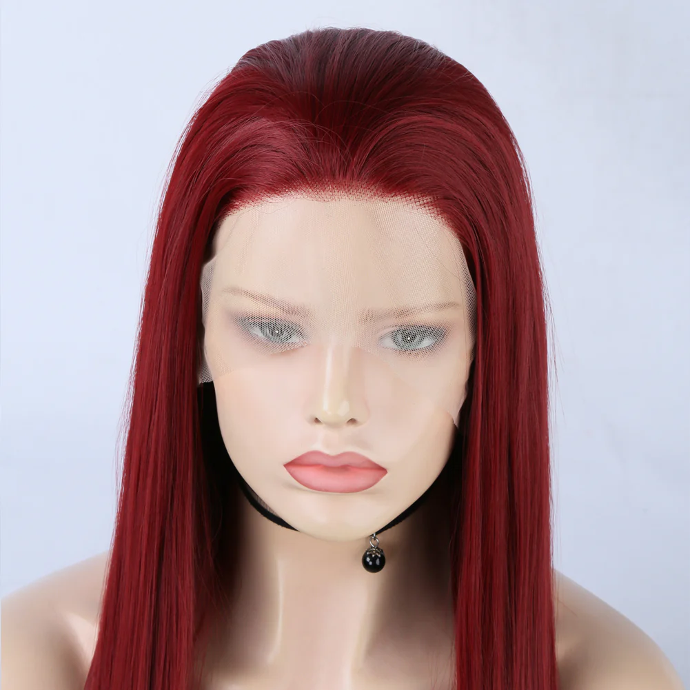 Royal Scarlet Front Lace Wig - Image 5