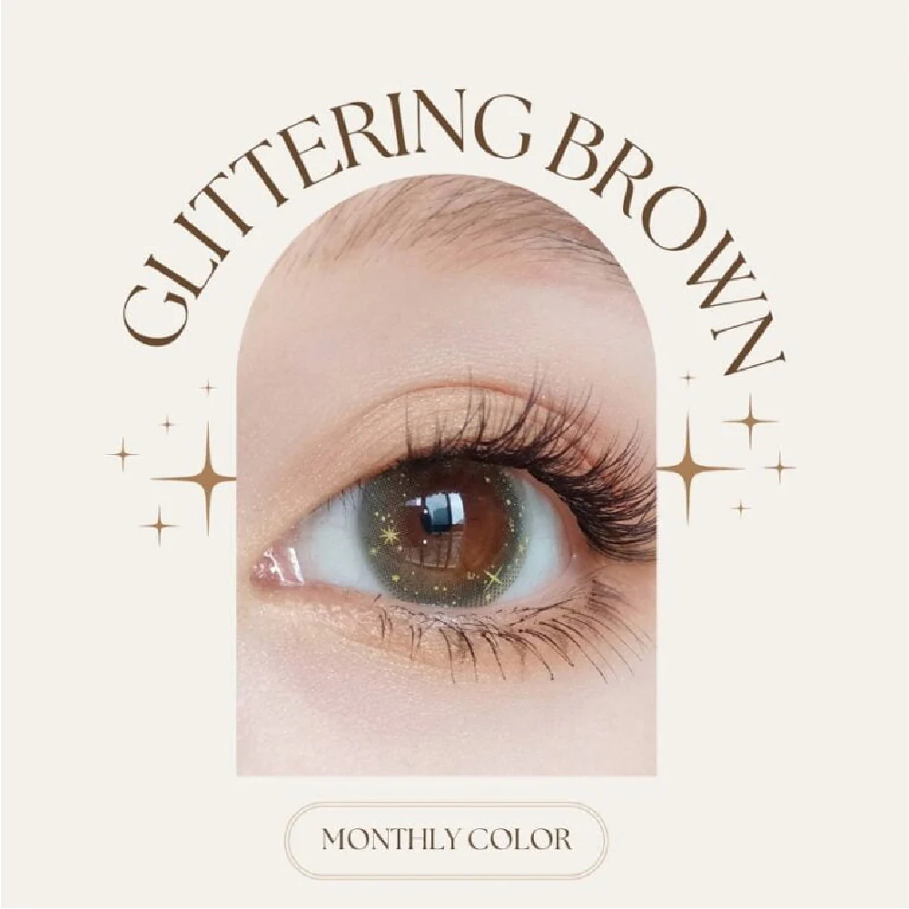SEED Monthly Color Lens UV - Glittering Brown